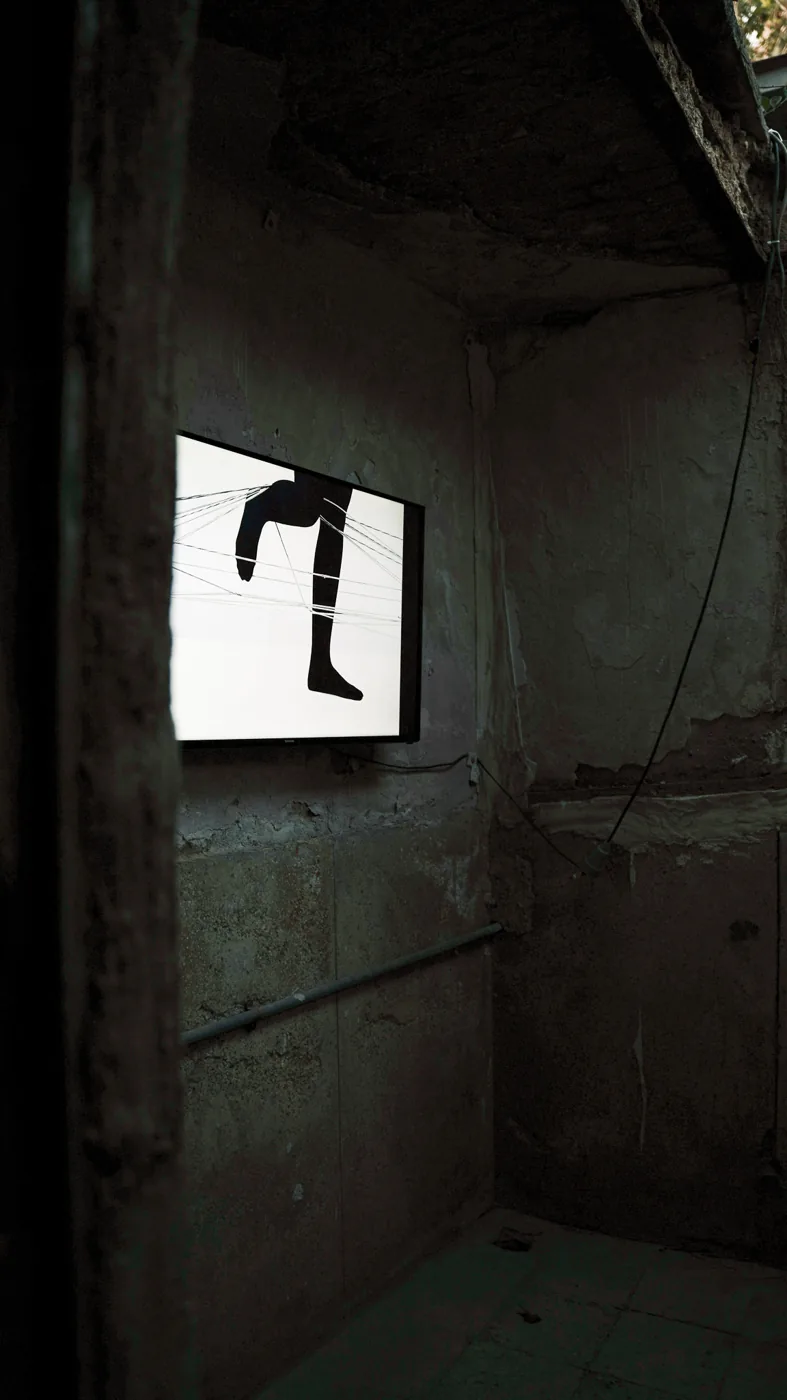 Exhibition documentation: images, visitors and the industrial architecture of Shiraz Moving Images 2026.