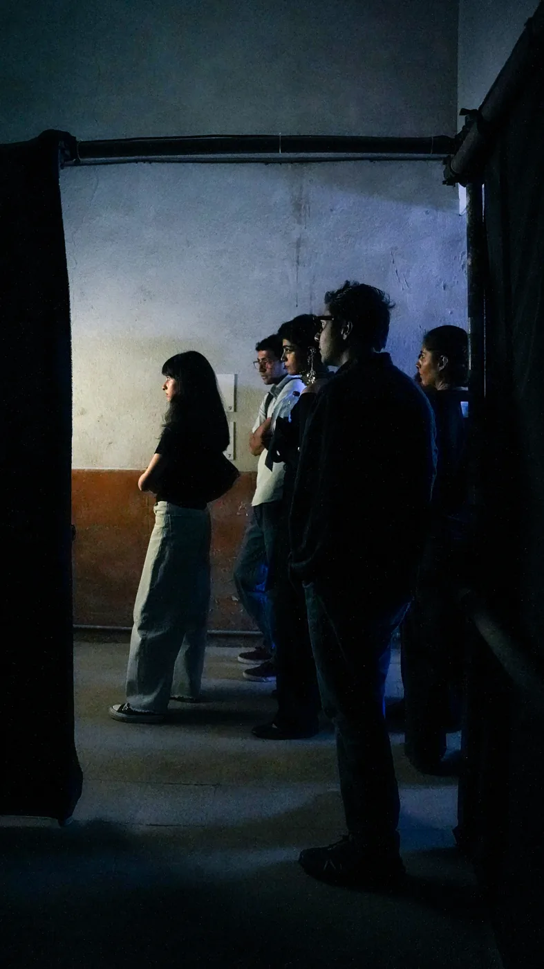 Exhibition documentation: images, visitors and the industrial architecture of Shiraz Moving Images 2026.