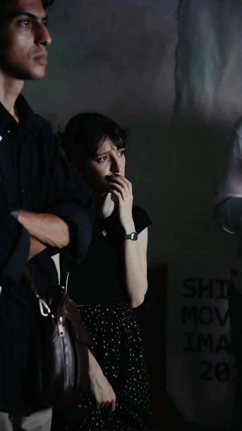 Exhibition documentation: images, visitors and the industrial architecture of Shiraz Moving Images 2026.